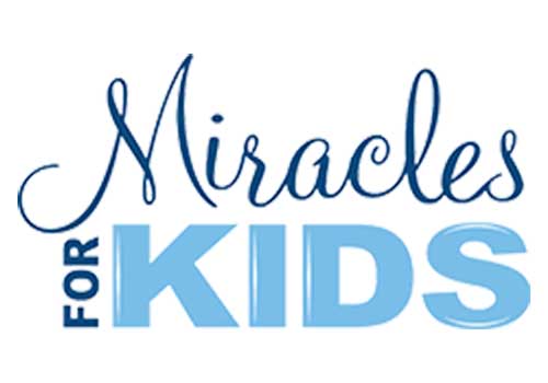a banner that says miracles for kids